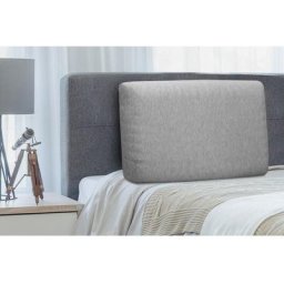 Oreiller Duo 40x70 cm Mémoire de forme 13 cm d'épaisseur Coutil déhoussable - gris