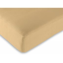 Univers D Cor - Drap housse Taupe 90 x 190 cm / 100% coton / 57 fils/cm - Taupe