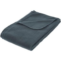 Atmosphera - Plaid polaire orage 125x150 créateur d'intérieur - Bleu orage