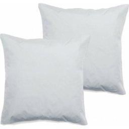 Lot de 2 taies d'oreiller percale pur coton peigné longues fibres 80 fils/cm² Vent Du Sud Neige