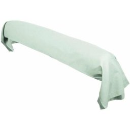 Taie de traversin uni 100% coton alto 230x43 cm - Vert Fleur d'amandier