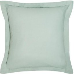Taie d'oreiller carrée 100% coton 63 x 63 cm essential - vert celadon