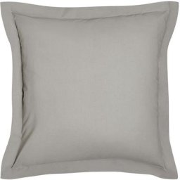 Taie d'oreiller carrée 100% coton 63 x 63 cm essential - beige dune