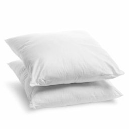 Lot de 2 Oreillers Anti-acariens - Confort Ferme - 60x60cm Bleu Calin