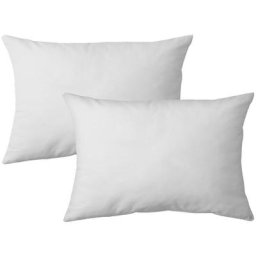 Taie d'oreiller lago polyester microfibre 50x70 cm - Blanc