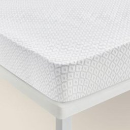 Housse de matelas en éponge hypoallergénique respirante. 120x190/200cm , Blanc . Lit de 120 - Blanc