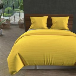 Leo Jeté de lit, Microfibre, Jaune, par Soleil d'ocre - 220 x 240 cm - Jaune