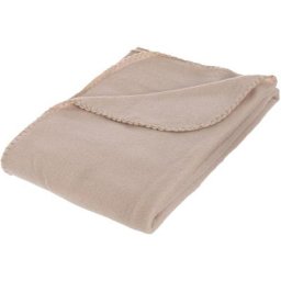 Atmosphera - Plaid polaire lin 125x150 créateur d'intérieur - Lin