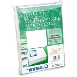 Housse de matelas imperméable celine Matelas 16 à 20 cm 140x190 cm - Blanc