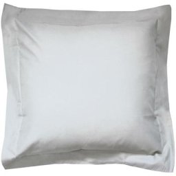 Taie d'oreiller uni 100% coton alto 65x65 cm - Gris Calcium