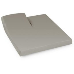 Drap housse relaxation uni 100% coton alto - tr Tête relevable uniquement 2x70x190 cm - Marron