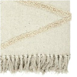 Plaidjete Ethnique Ecru Tufte 120x150cm - beige