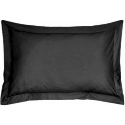 2 Taie D'oreillers 50 x 70 cm - Noir