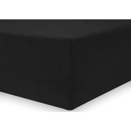 Drap Housse Noir 100-120X200 - le noir