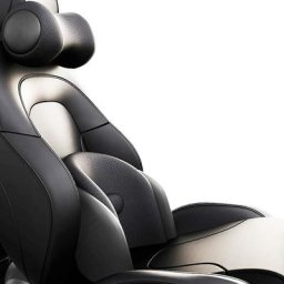 Oreiller Cervical et Coussin Lombaire pour Bureau/Voiture/Chaise de Jeu, Respirant Mousse Mmoire,