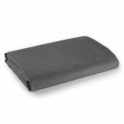 Drap plat 1 place et 2 places 100% coton/57 fils/cm - anthracite - 180 x 290 cm pour lit 1 place