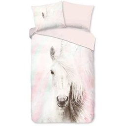 Good Morning - Housse de couette enfant fluffy 140x200/220 cm Rose n/a