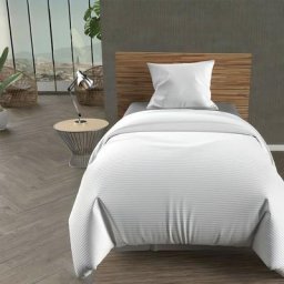 Leo Jeté de lit, Microfibre, Blanc, par Soleil D'ocre 180 x 220 cm - Blanc