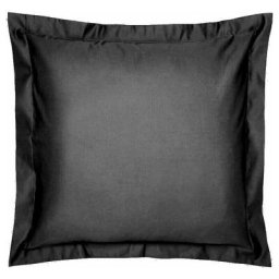 2 Taie D'oreillers 65 x 65 cm - Noir