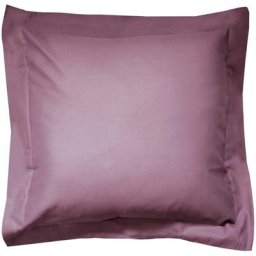 Taie d'oreiller uni 100% coton alto 65x65 cm - Violet Raisin
