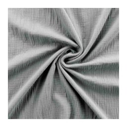 Douceur D'intérieur - Housse de couette double gaze coton uni Gris - 220x240cm - Gris
