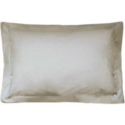 Taie d'oreiller uni 100% coton alto 50x80 cm - Marron Chamois