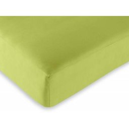 Univers D Cor - Drap housse 100% Coton/57 fils/cm - 180 x 200 cm - Anis - Anis