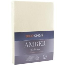 Drap housse Jersey Crème 80-90X200 - crème