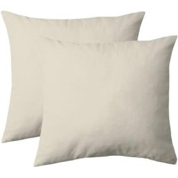 Taie d'oreiller lago polyester microfibre 63x63 cm - Beige