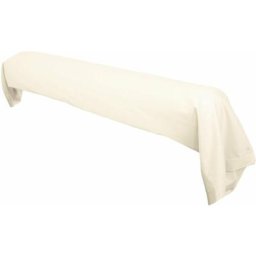 Taie de traversin uni 100% coton ALTO 230x43 cm - Ivoire Crème