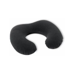 Intex - Oreiller gonflable de voyage tour du cou Noir