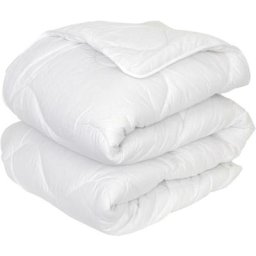 Couette polyester HARMONIE fibre creuse siliconée Tempéré (mi-saison) 280x240 cm - Blanc