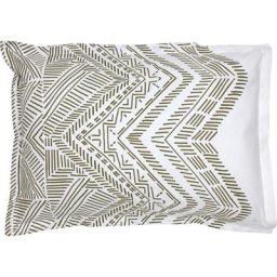 Taie d'oreiller 100% coton ramatuelle 50x70 cm - Ecru Ficelle