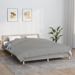 Couverture lestée Douce et Confortable Gris 220x240 cm 11 kg Tissu 96382