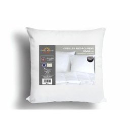 Oreiller Luxe, Polyester, Blanc, par Soleil D'ocre 60 x 60 cm - Blanc