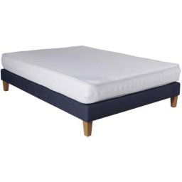 Terre De Nuit - Housse rénove matelas anti-punaise de lit 140x190 - Blanc