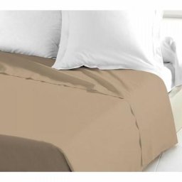 Drap Plat 100% coton 240x300 cm beige - Lovely Home