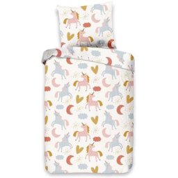 Good Morning - Housse de couette enfant unilove 100x135 cm Multicolore n/a