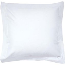 Taie d'oreiller uni 100% coton alto 65x65 cm - Blanc