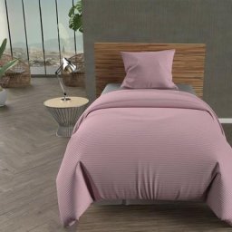Leo Jeté de lit, Microfibre, Rose, par Soleil d'ocre - 180 x 220 cm - Rose