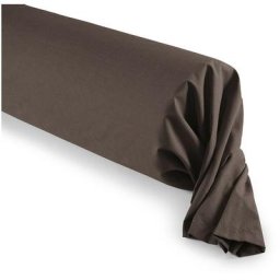 Univers D Cor - Taie de traversin 45 x 185 cm / 100% coton 57 fils/cm - choco - marron
