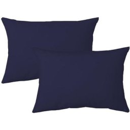 Taie d'oreiller lago polyester microfibre 50x70 cm - Bleu marine