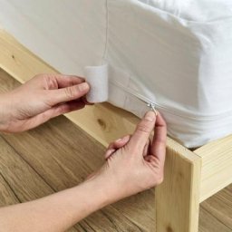La Housse de matelas intégrale - 160x200cm - BLEU CALIN
