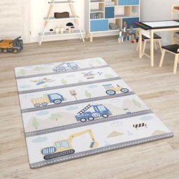 Paco Home - Tapis Chambre Enfant Tapis De Jeux Tapis Bébé Tapis Enfant Route Tapis De Jeux 155x230