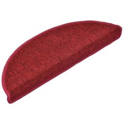 Vidaxl - Tapis d'escalier 15 pcs Rouge bordeaux 65 x 24 x 4 cm Rouge bordeaux