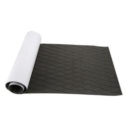 Tapis de sol en teck eva mousse pont tapis de sol pont de bateau gris foncé 190700.6cm - Randaco