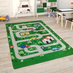 Paco Home - Tapis Chambre Enfant Tapis De Jeux Tapis Bébé Tapis Enfant Route Tapis De Jeux 80x150