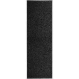 Bonnevie - Paillasson lavable Tapis de salon Style Moderne - Tapis de sol Noir 60x180 cm BV839993