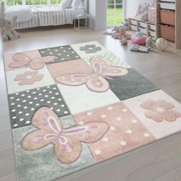Paco Home - Tapis Enfant Moderne Pastel Chambre Animaux 3D 160x230 cm, Multicolore 3
