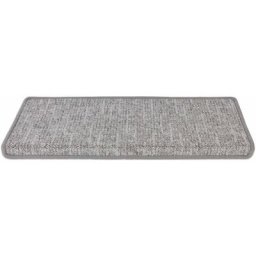 Tapis d'escalier Alto Gris clair 23,5 x 65 cm Rectangulaire - Gris Clair